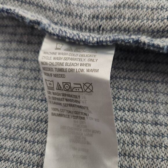 Isaac Mizrahi Blue Floral Quilted Jacket Size XXS Blue Botanic Print Jacket - Picture 7 of 7